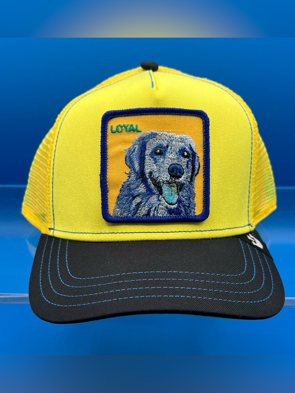 Goorin Bros, Loyal Trucker Hat, Doggie, Acid Trip Color Way, NWOT